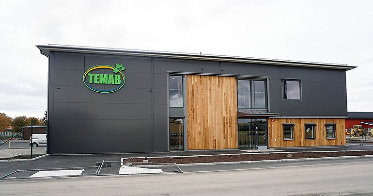 TEMAB:s nya kontor på Vallskogavägen 3